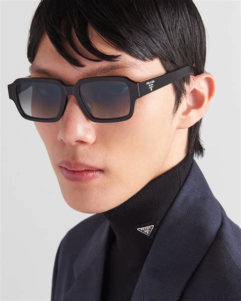 Graphite Gradient Lenses Sunglasses With Prada 